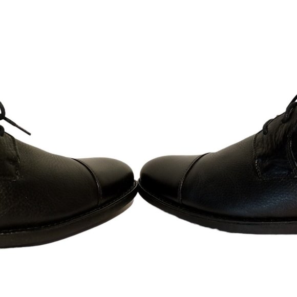Belvedere Studio Oxford Shoes  DUKE  sz 11D  Black Cap Toe Leather  Brazil  EXC main image 4
